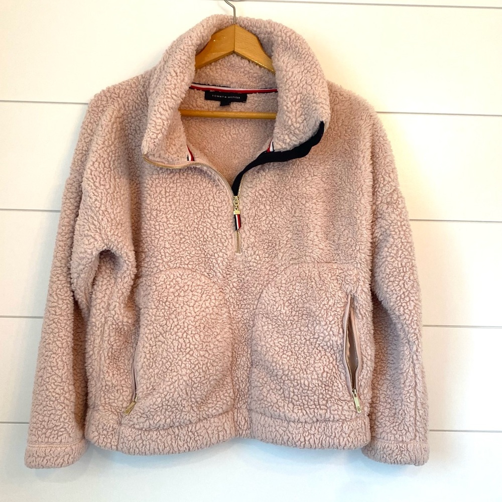 TOMMY HILFIGER Sherpa pullover (small)